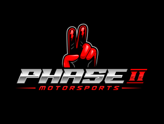 Phase 2 Motorsports logo design by Gopil