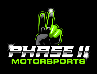 Phase 2 Motorsports logo design by Suvendu