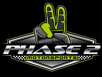 Phase 2 Motorsports logo design by LucidSketch