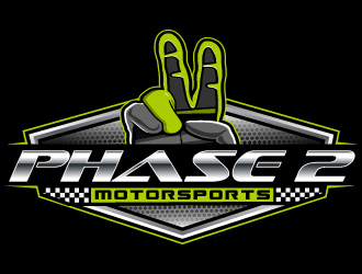 Phase 2 Motorsports logo design by LucidSketch