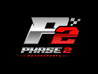 Phase 2 Motorsports logo design by Gopil