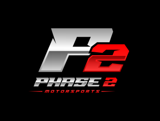 Phase 2 Motorsports logo design by Gopil