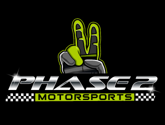 Phase 2 Motorsports logo design by LucidSketch