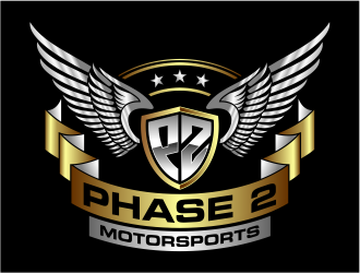 Phase 2 Motorsports logo design by cintoko