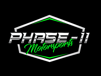 Phase 2 Motorsports logo design by 3Dlogos