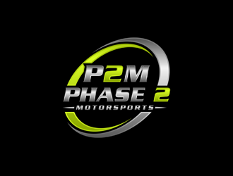 Phase 2 Motorsports logo design by alby