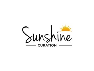 Sunshine Curation  logo design by sabyan