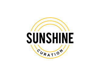 Sunshine Curation  logo design by wongndeso