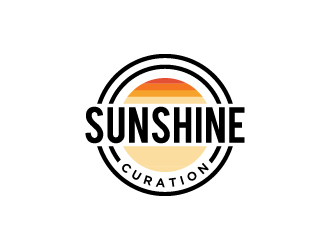 Sunshine Curation  logo design by wongndeso