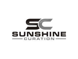 Sunshine Curation  logo design by Artomoro