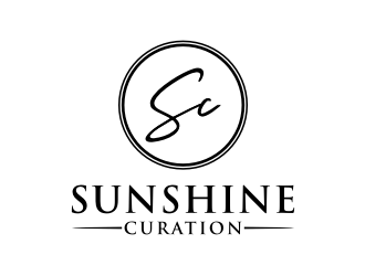 Sunshine Curation  logo design by vostre