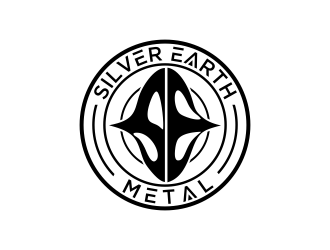 Silver Earth Metal logo design by oke2angconcept