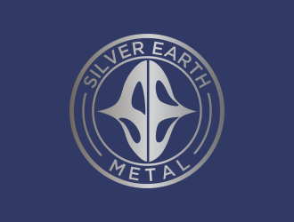 Silver Earth Metal logo design by oke2angconcept