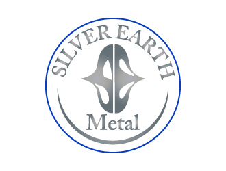 Silver Earth Metal logo design by pilKB