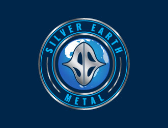 Silver Earth Metal logo design by aryamaity