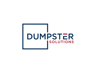 Dumpster Solutions logo design by GassPoll