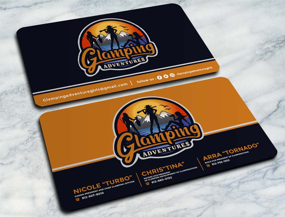 Glamping Adventures logo design by zizze23