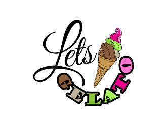 Lets Gelato logo design by nona