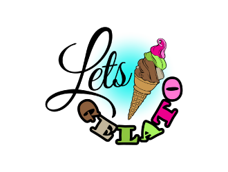 Lets Gelato logo design by nona