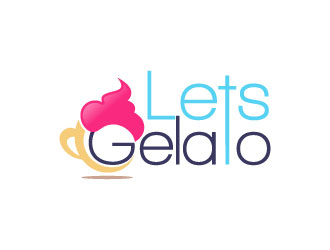 Lets Gelato logo design by Webphixo