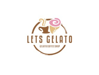 Lets Gelato logo design by maspion