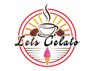 Lets Gelato logo design by Suvendu