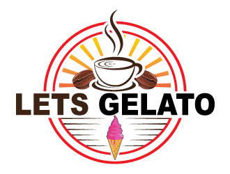 Lets Gelato logo design by Suvendu