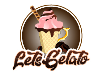 Lets Gelato logo design by Suvendu