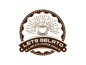 Lets Gelato logo design by Rexi_777