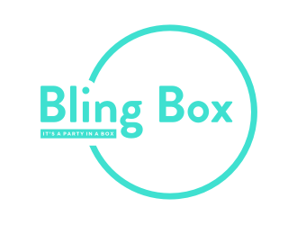 Bling Box It’s a party in a box logo design by Zhafir