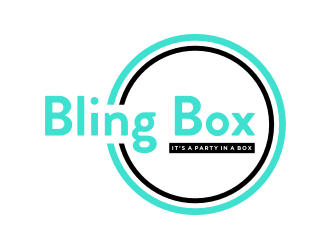 Bling Box It’s a party in a box logo design by Zhafir