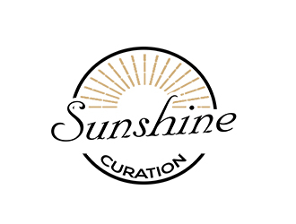 Sunshine Curation  logo design by bougalla005