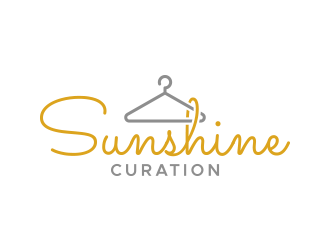 Sunshine Curation  logo design by lexipej