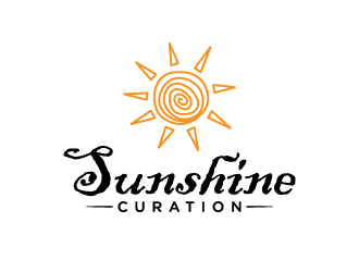 Sunshine Curation  logo design by bernard ferrer