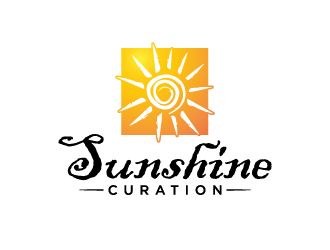 Sunshine Curation  logo design by bernard ferrer