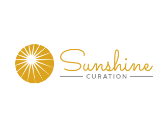 Sunshine Curation  logo design by lexipej