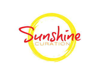 Sunshine Curation  logo design by Webphixo