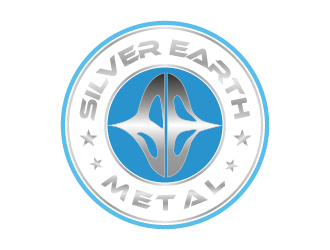 Silver Earth Metal logo design by Mirza