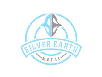 Silver Earth Metal logo design by Artomoro