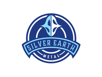 Silver Earth Metal logo design by Artomoro