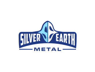 Silver Earth Metal logo design by Artomoro