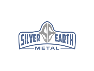 Silver Earth Metal logo design by Artomoro