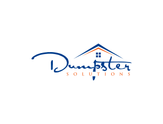 Dumpster Solutions logo design by GassPoll