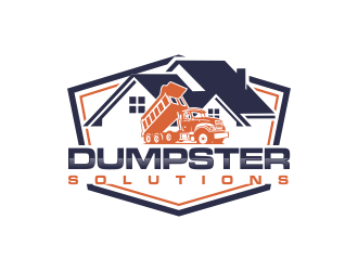 Dumpster Solutions logo design by oke2angconcept