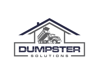 Dumpster Solutions logo design by oke2angconcept