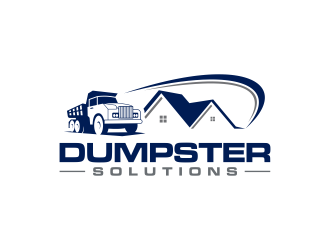 Dumpster Solutions logo design by GassPoll