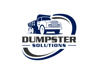 Dumpster Solutions logo design by GassPoll