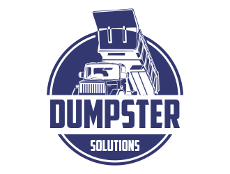 Dumpster Solutions logo design by cikiyunn