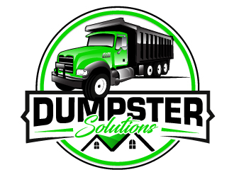 Dumpster Solutions logo design by AamirKhan