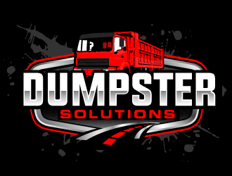 Dumpster Solutions logo design by AamirKhan